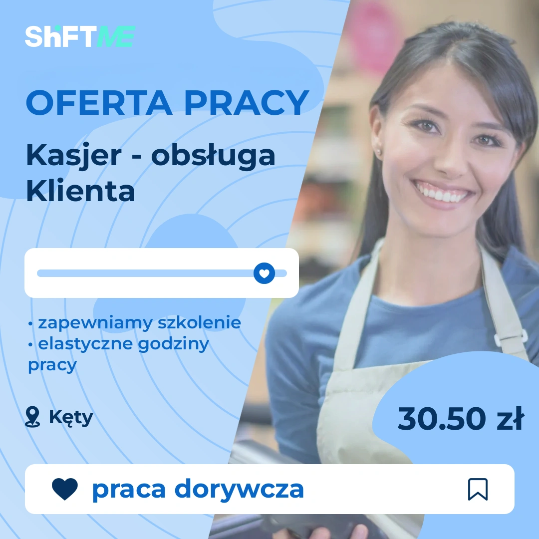 Oferta pracy Kasjer - obsługa Klienta Kęty, s000i-03gk-pl