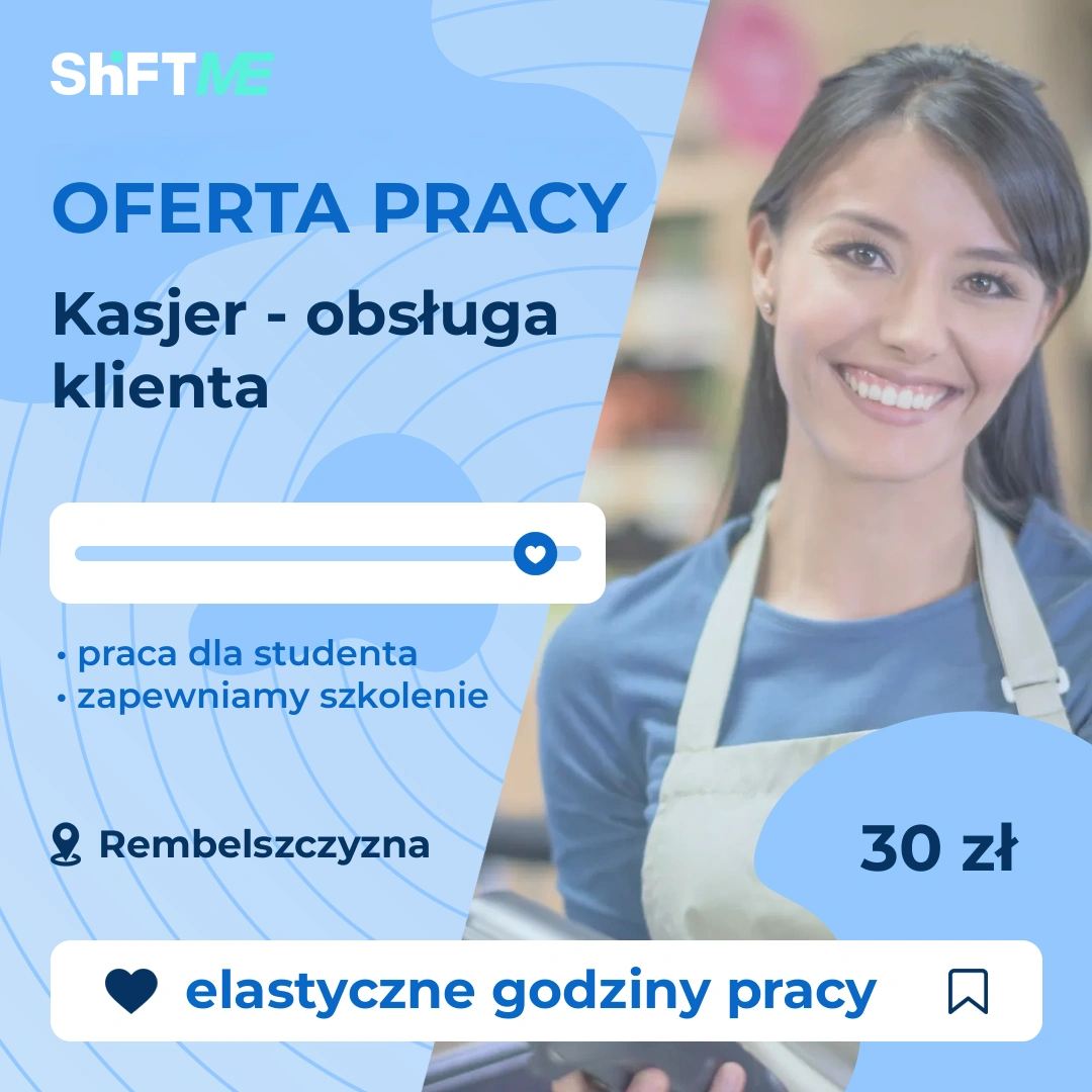 Oferta pracy Kasjer - obsługa klienta Rembelszczyzna, s0002-0csm-pl