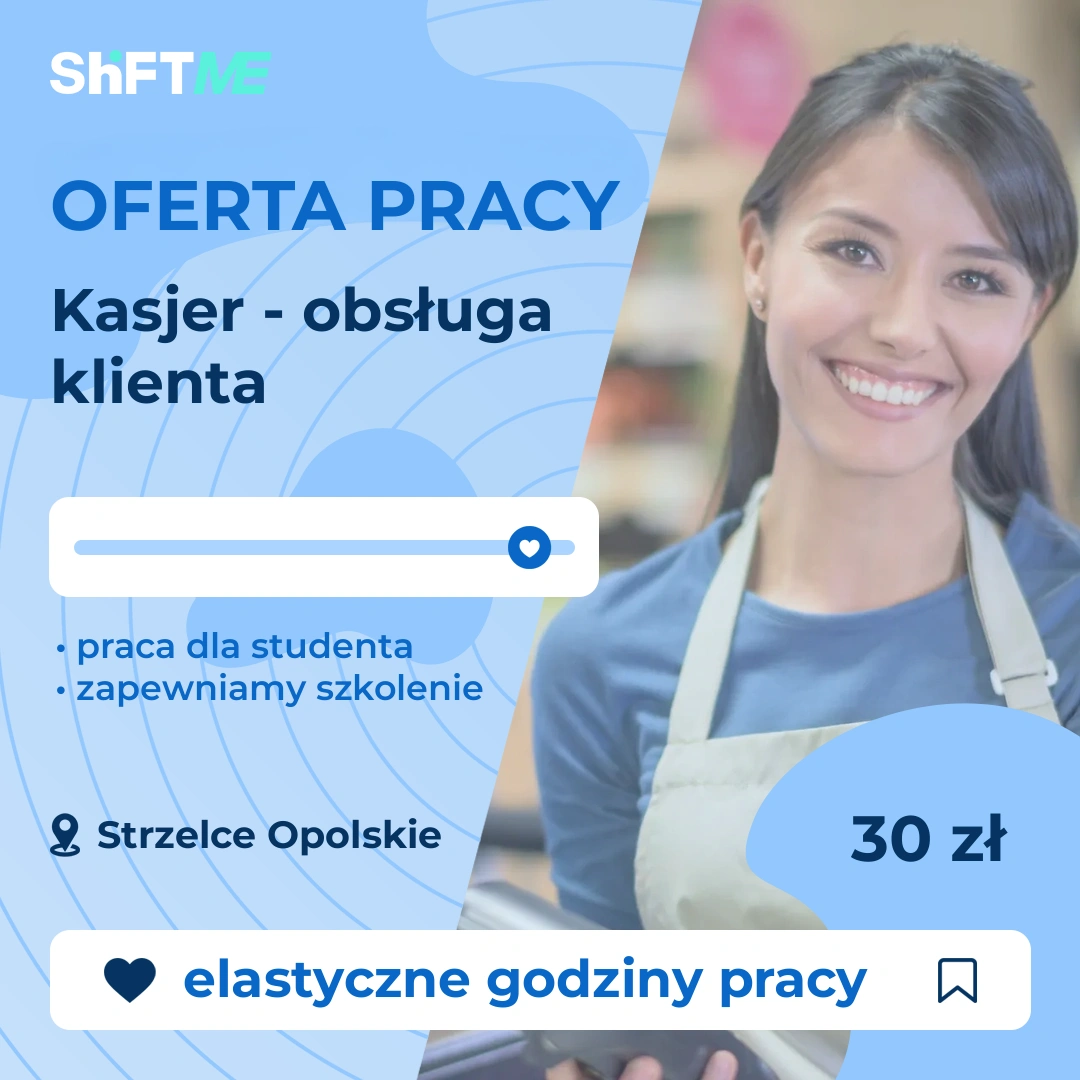 Oferta pracy Kasjer - obsługa klienta Strzelce Opolskie, s0002-0ssi-pl