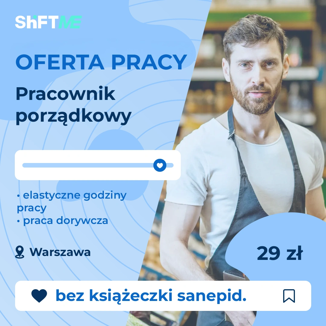 Oferta pracy Pracownik porządkowy Warszawa, s0006-1bfr-pl