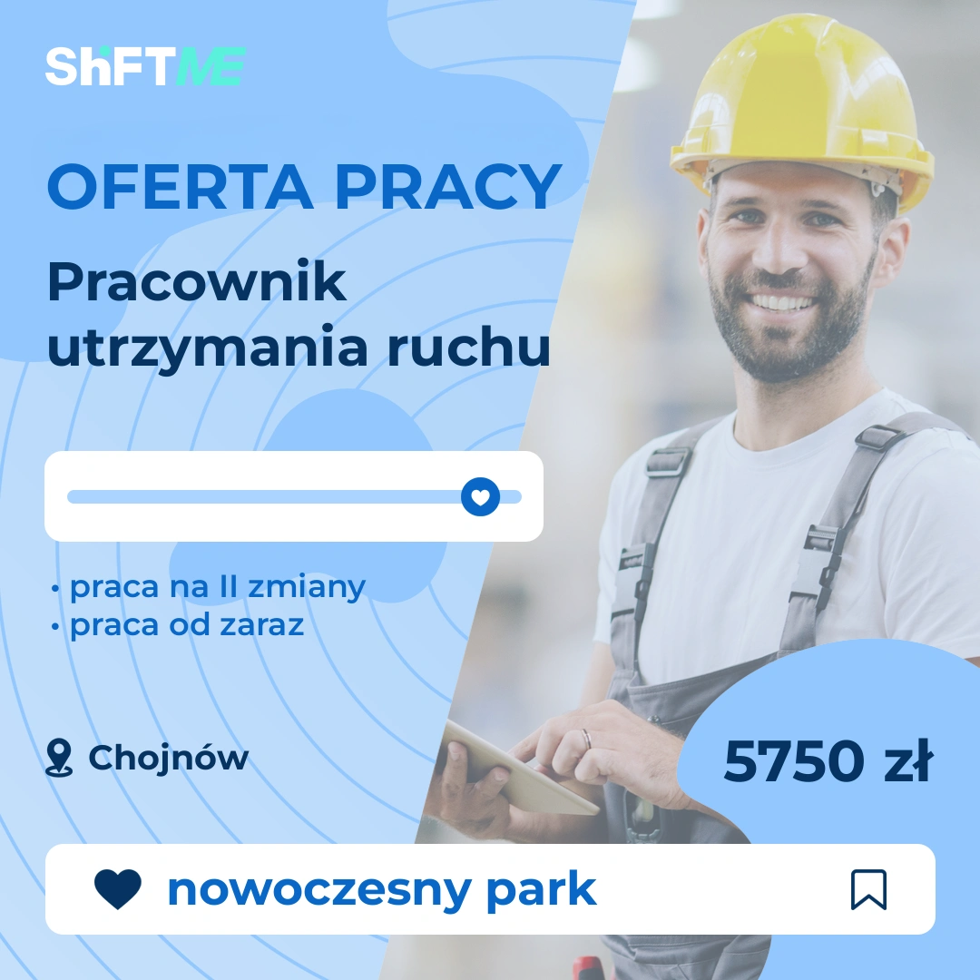 Oferta pracy Pracownik utrzymania ruchu Chojnów, s001f-0ems-pl