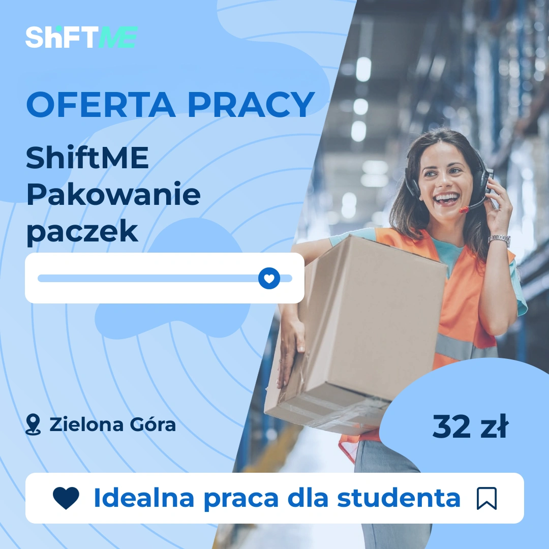 Oferta pracy ShiftME Pakowanie paczek Zielona Góra, s0017-1gpe-pl