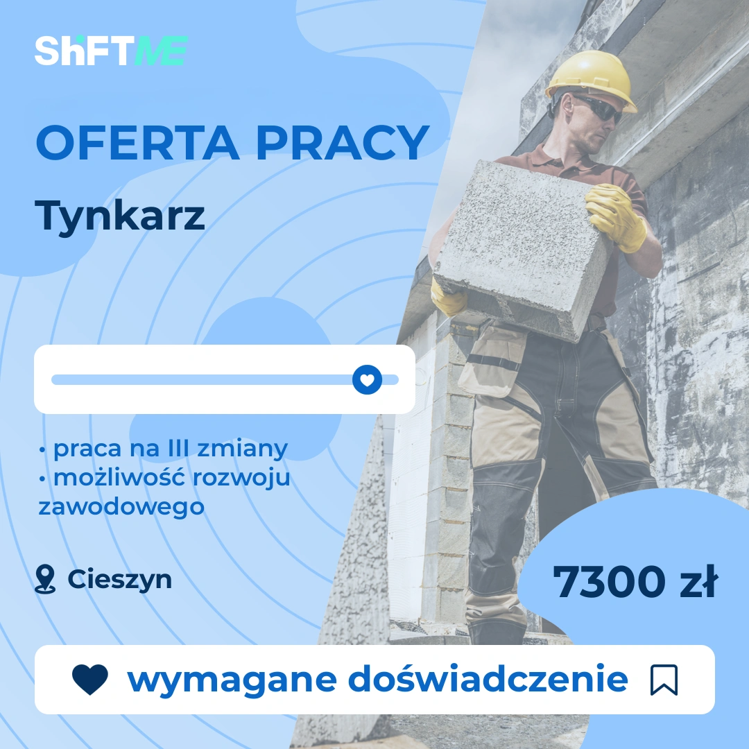 Oferta pracy Tynkarz Cieszyn, s001e-04h8-pl