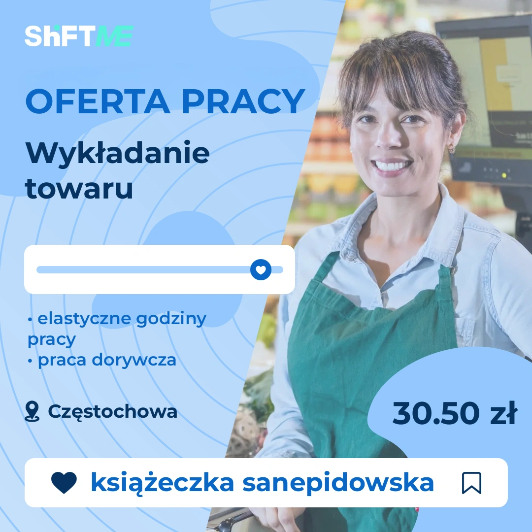 Oferta pracy Wykładanie towaru Częstochowa, s000e-24gy-pl