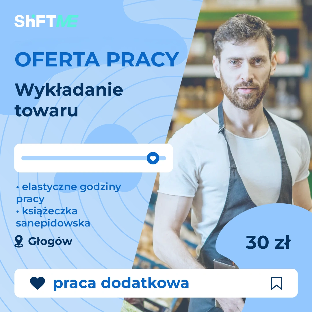 Oferta pracy Wykładanie towaru Głogów, s0001-1ngf-pl