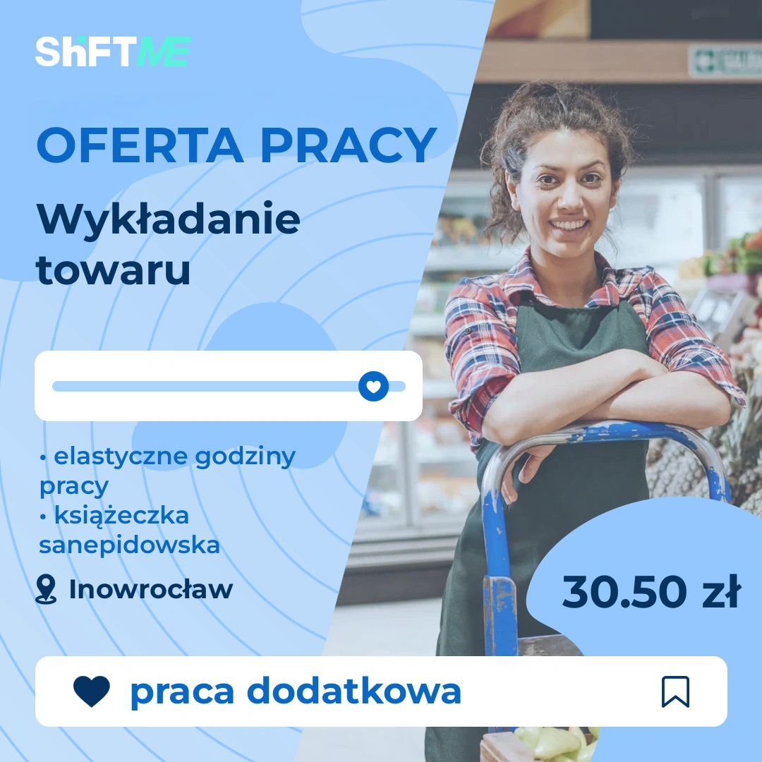 Oferta pracy Wykładanie towaru Inowrocław, s000c-00yb-pl