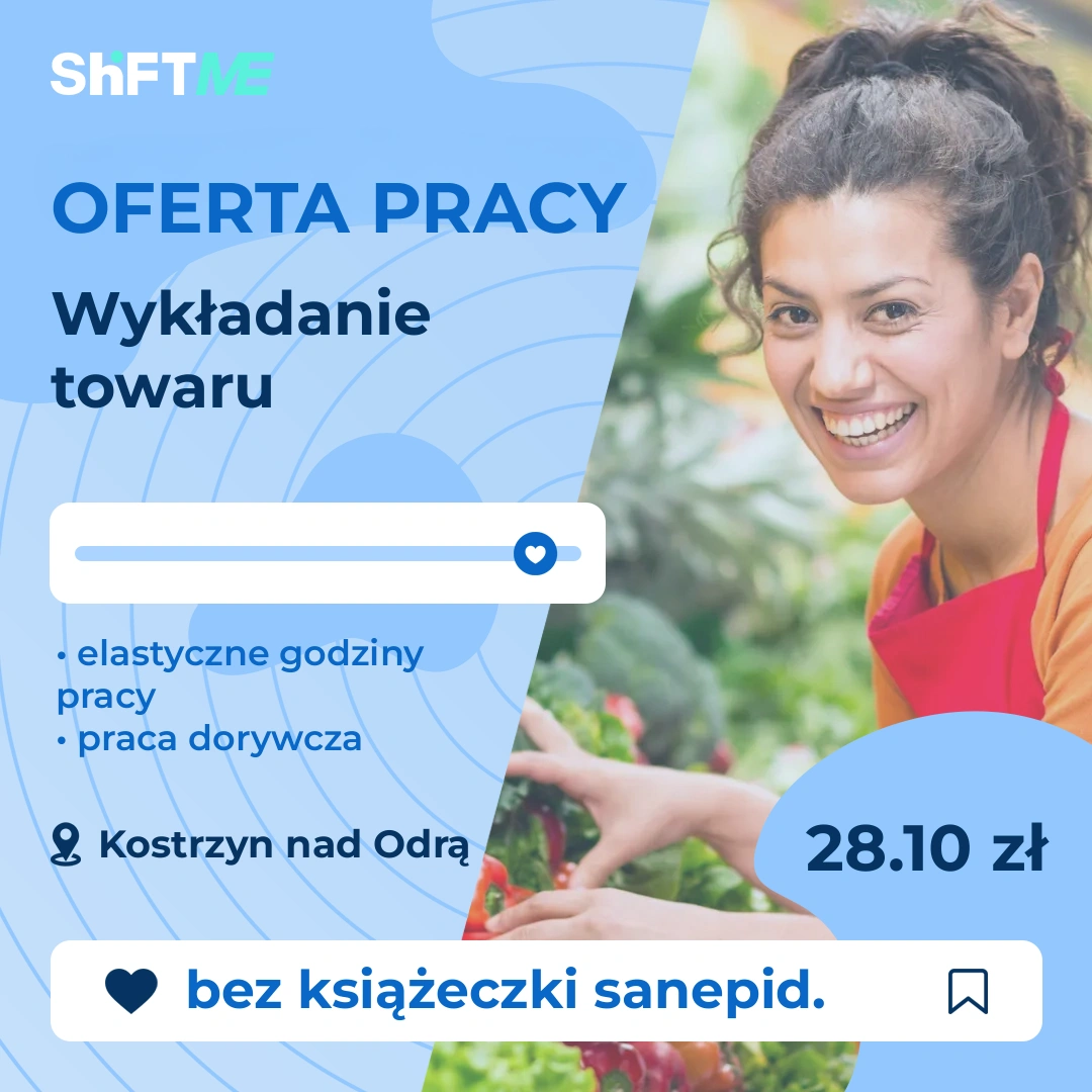 Oferta pracy Wykładanie towaru Kostrzyn nad Odrą, s0005-1ypw-pl