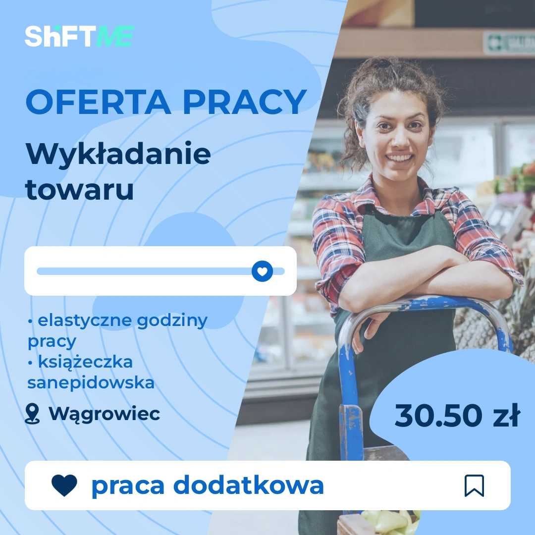 Oferta pracy Wykładanie towaru Wągrowiec, s000c-0j22-pl