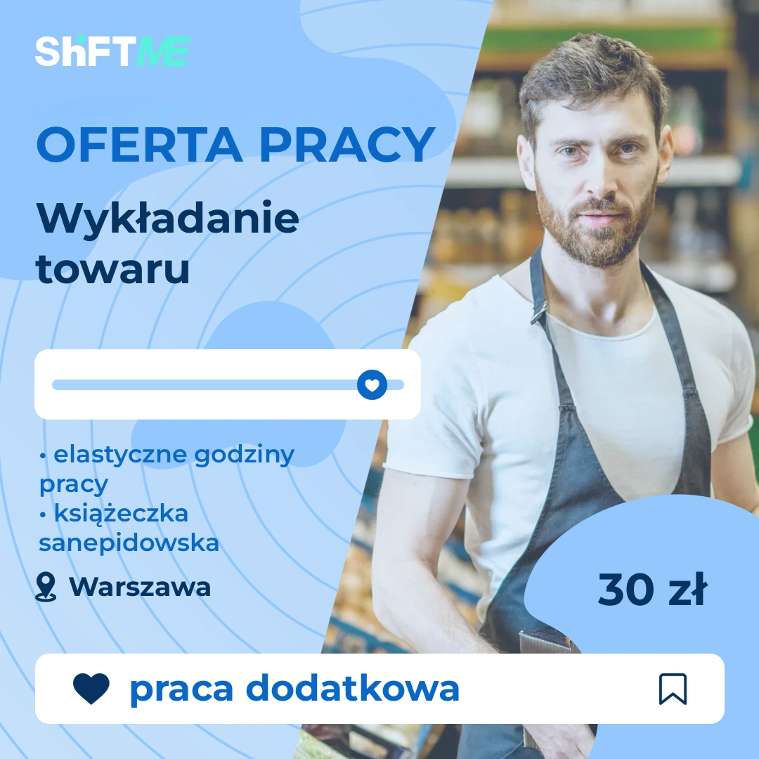 Oferta pracy Wykładanie towaru Warszawa, s0001-1bfr-pl